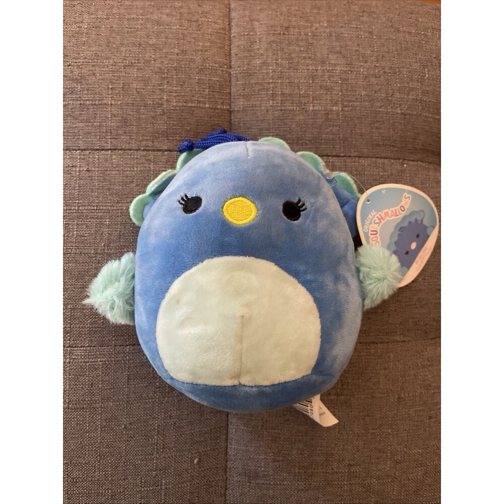 Squishmallow 6 Inch Blue Priscilla the Peacock Soft Stuffed Animal Plush